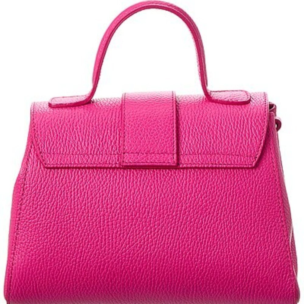*NWOT* Persaman New York Pipa Leather Satchel - Picture 2 of 5